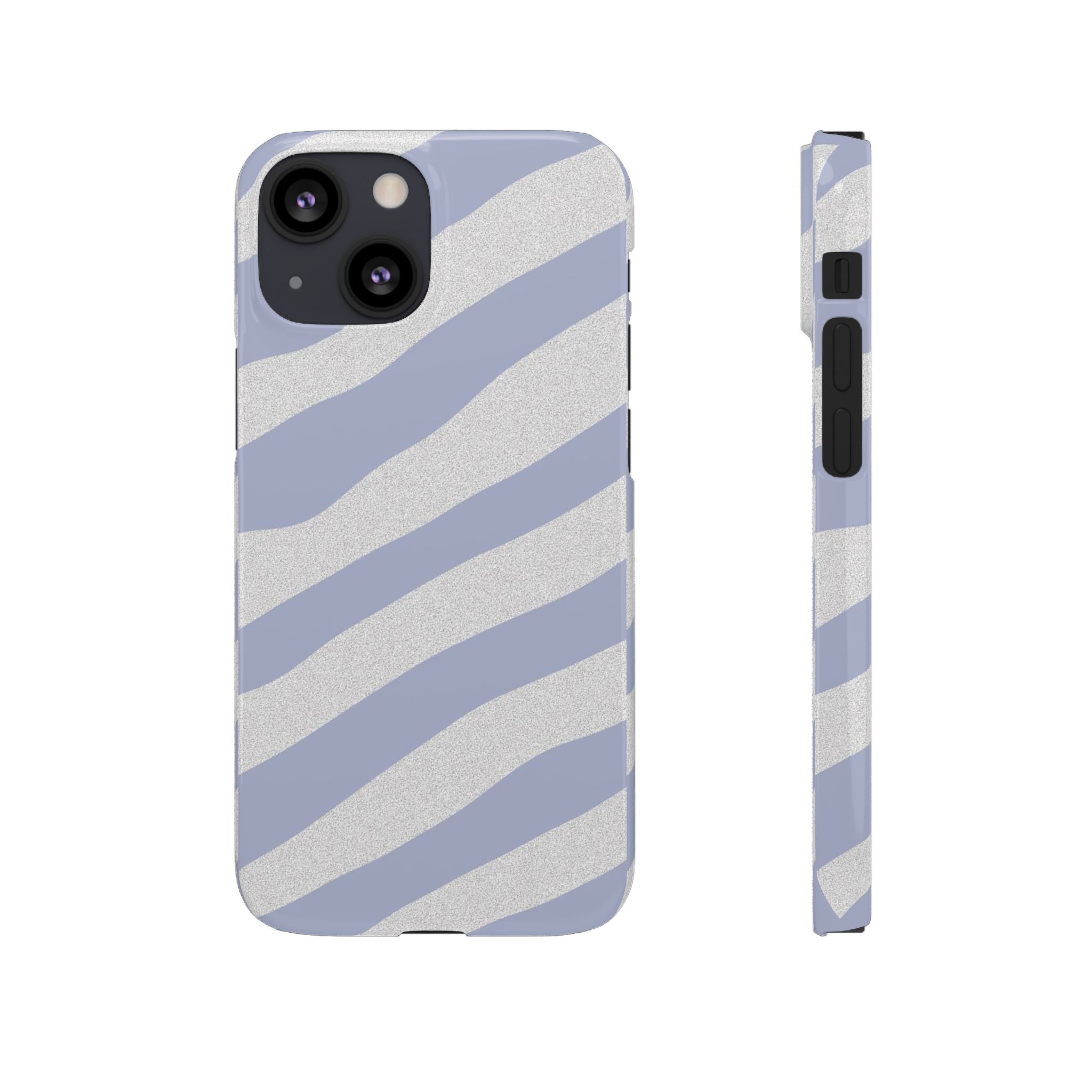 Personalized Case (Light Blue Stripes)