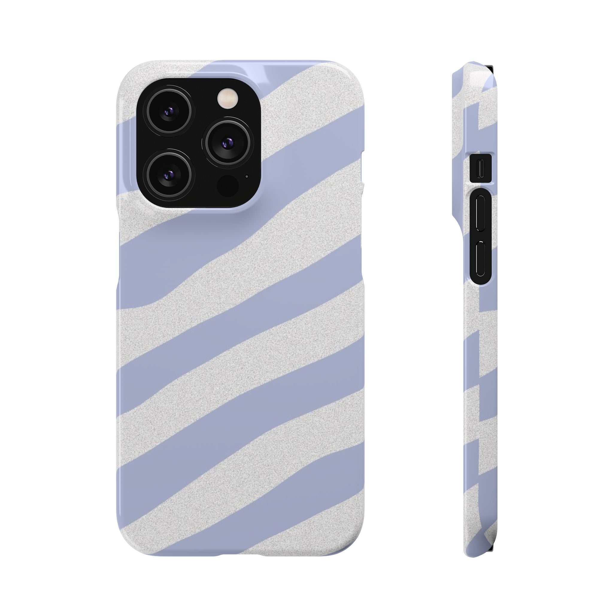 Personalized Case (Light Blue Stripes)