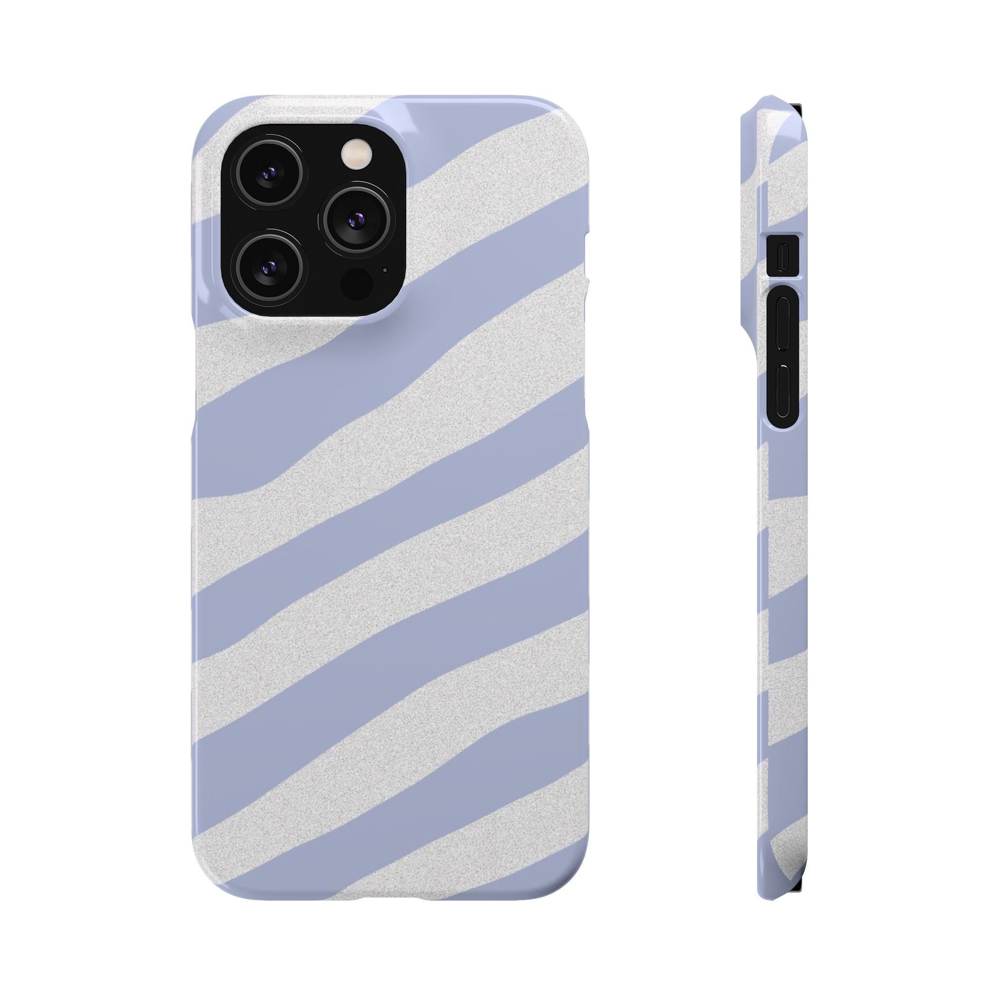 Personalized Case (Light Blue Stripes)