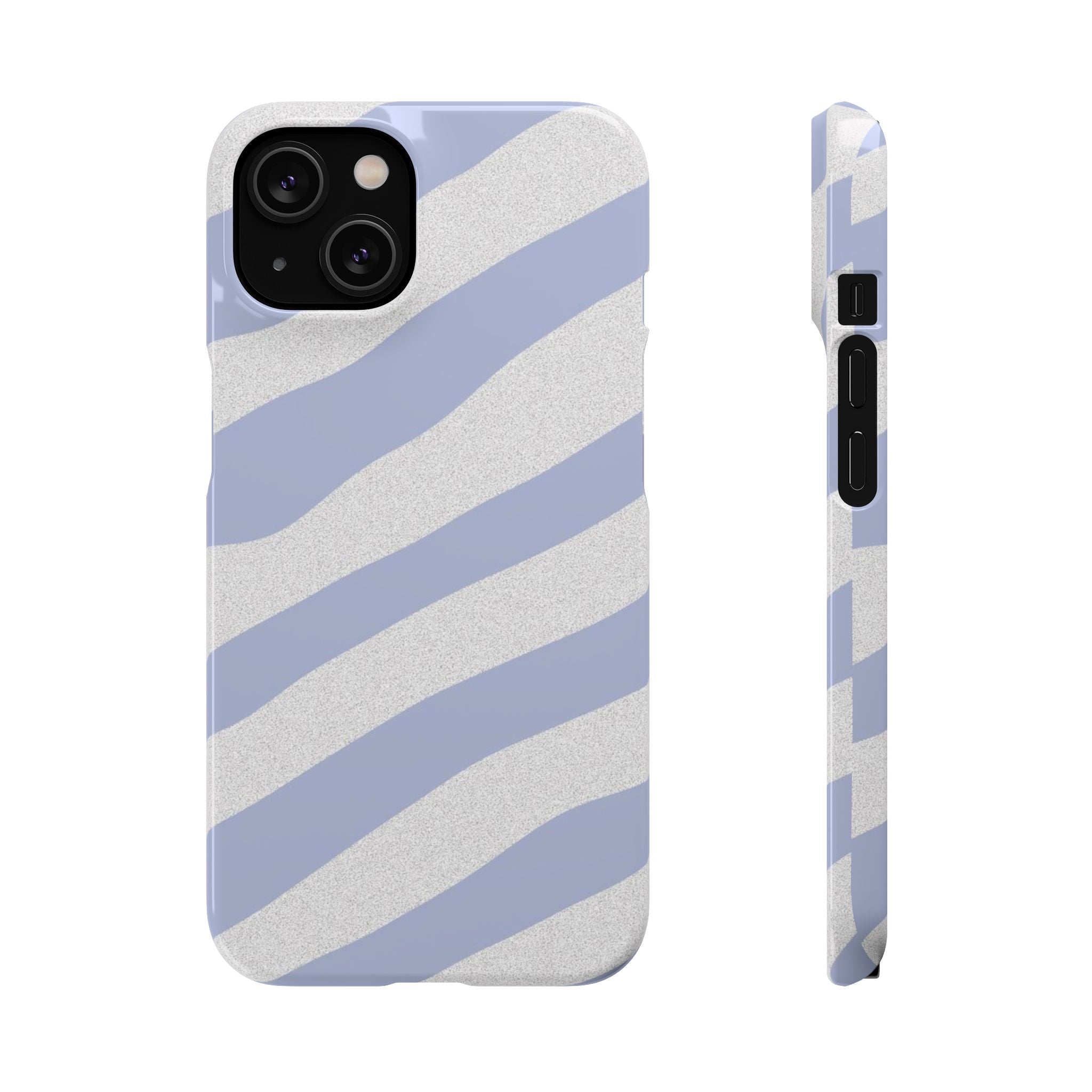 Personalized Case (Light Blue Stripes)