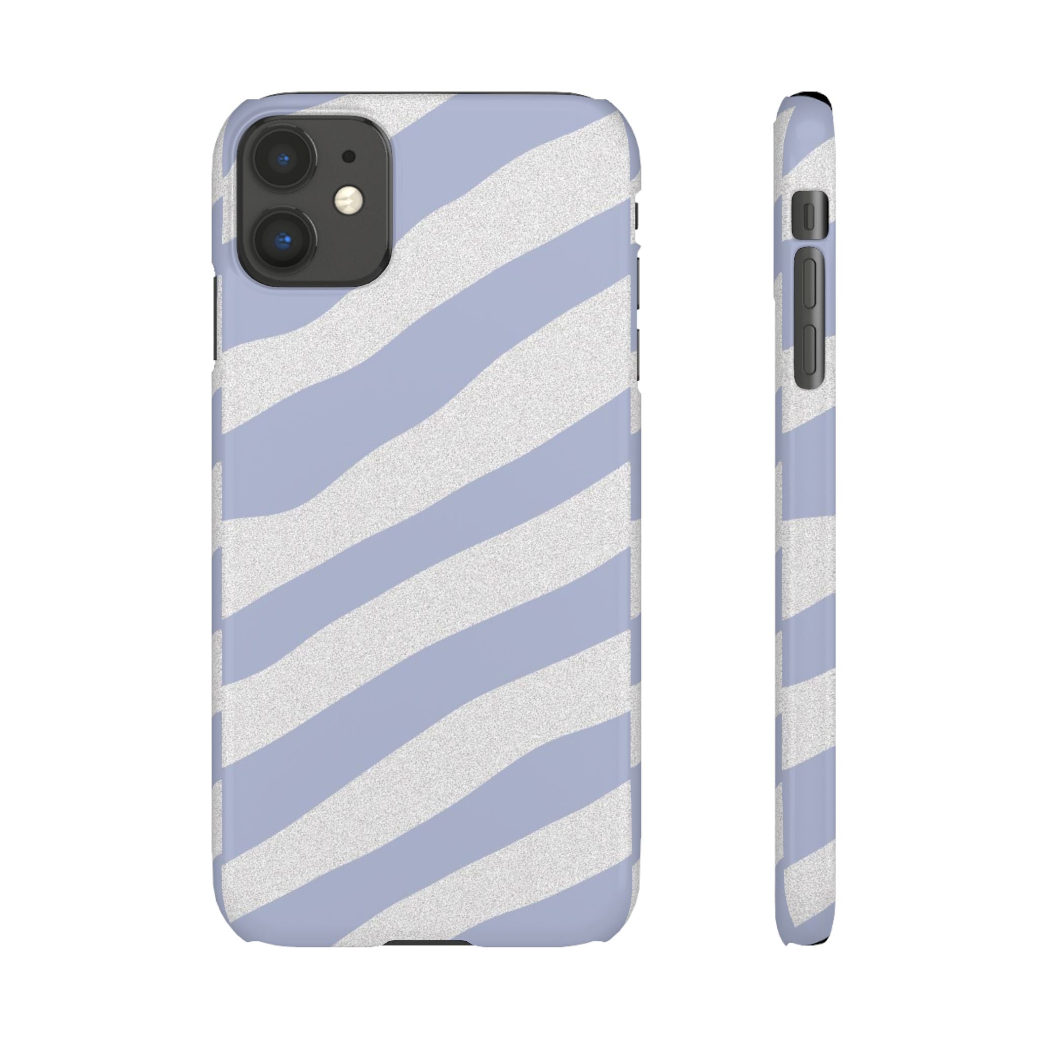 Personalized Case (Light Blue Stripes)
