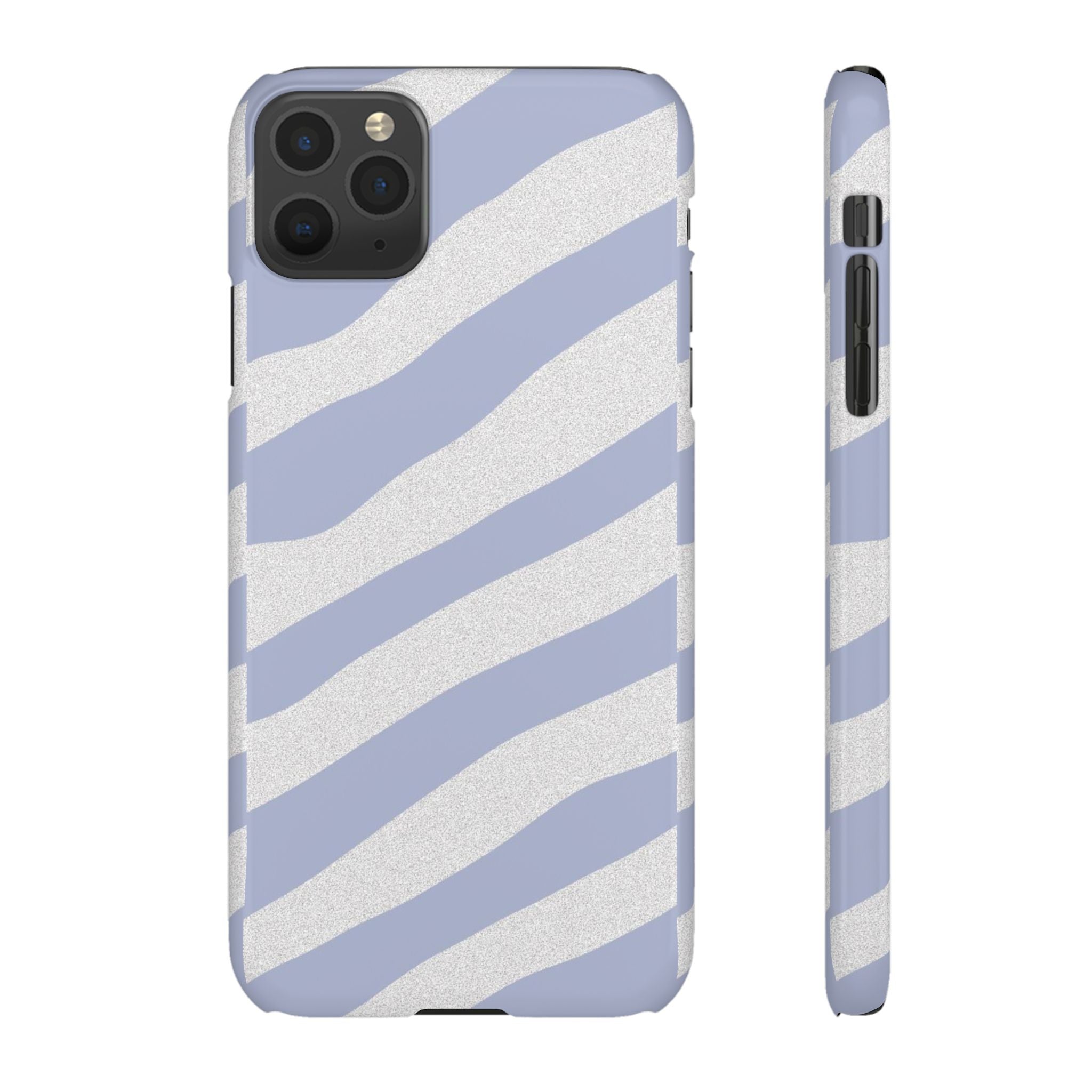 Personalized Case (Light Blue Stripes)