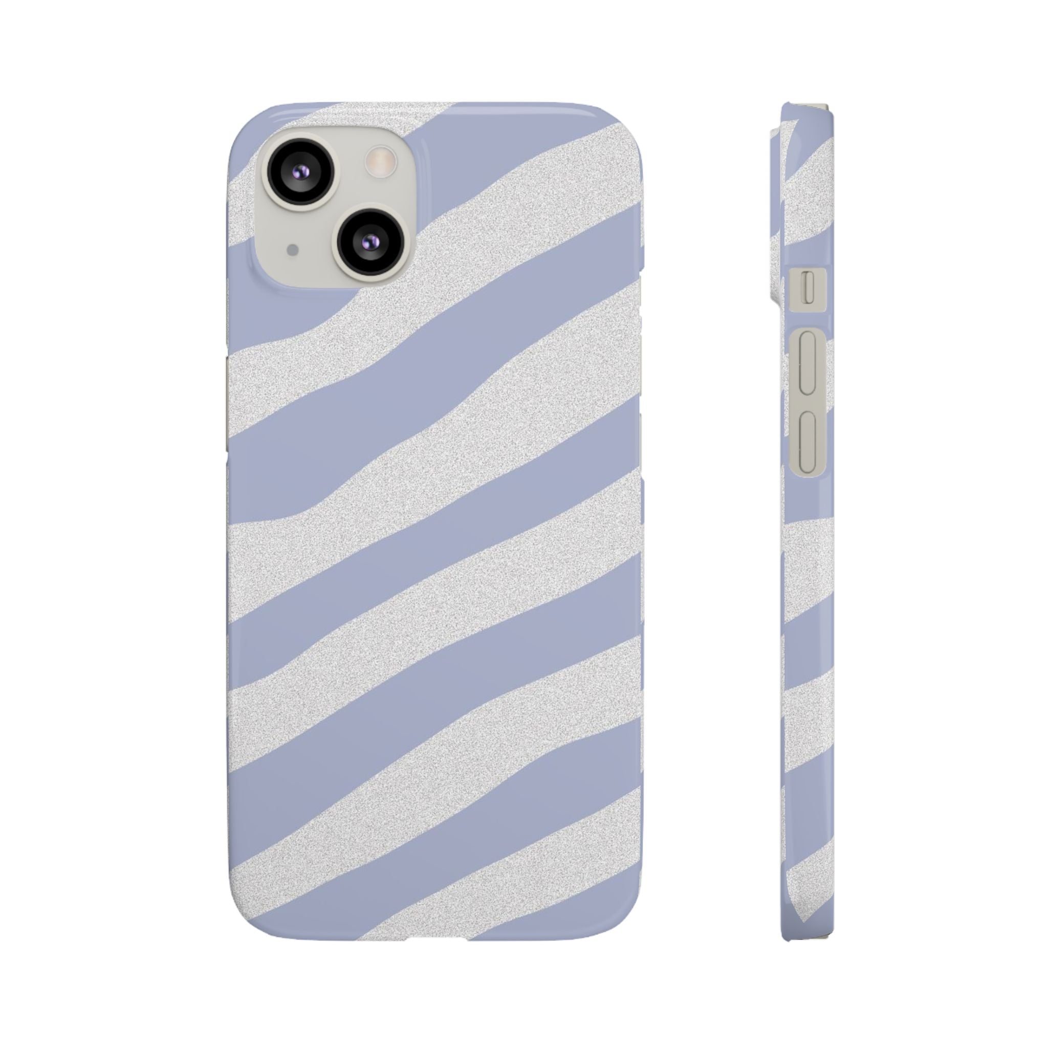 Personalized Case (Light Blue Stripes)