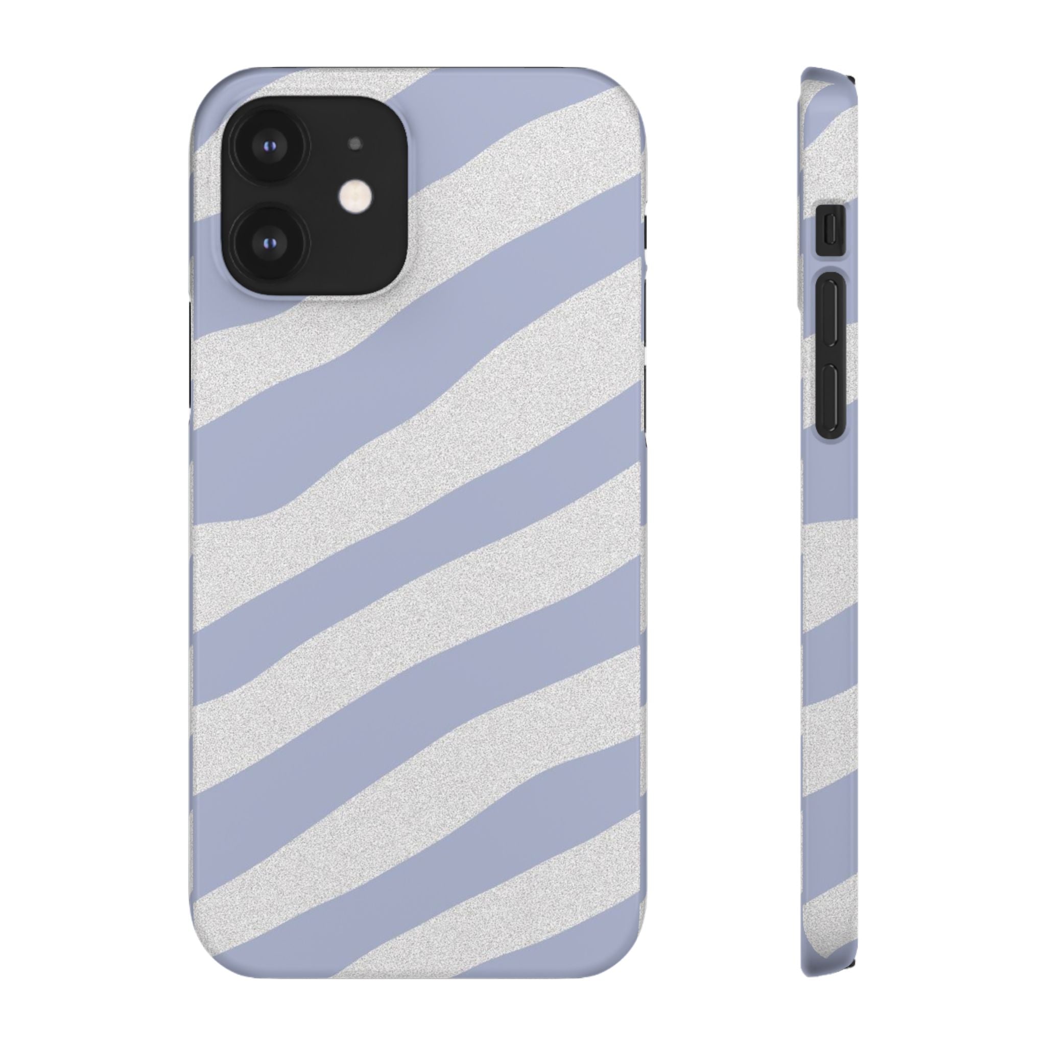 Personalized Case (Light Blue Stripes)